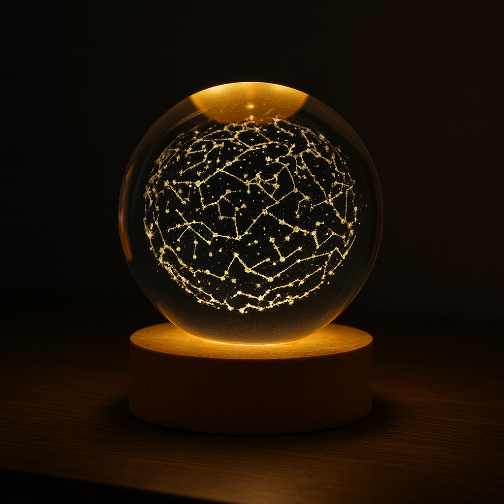 Orb of Wonders - Crystal Lamp