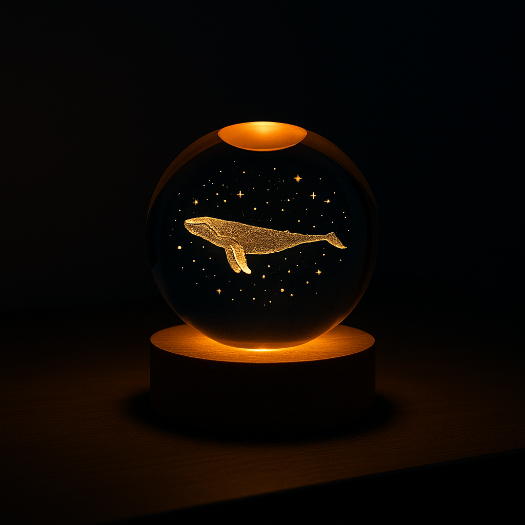 Orb of Wonders - Crystal Lamp