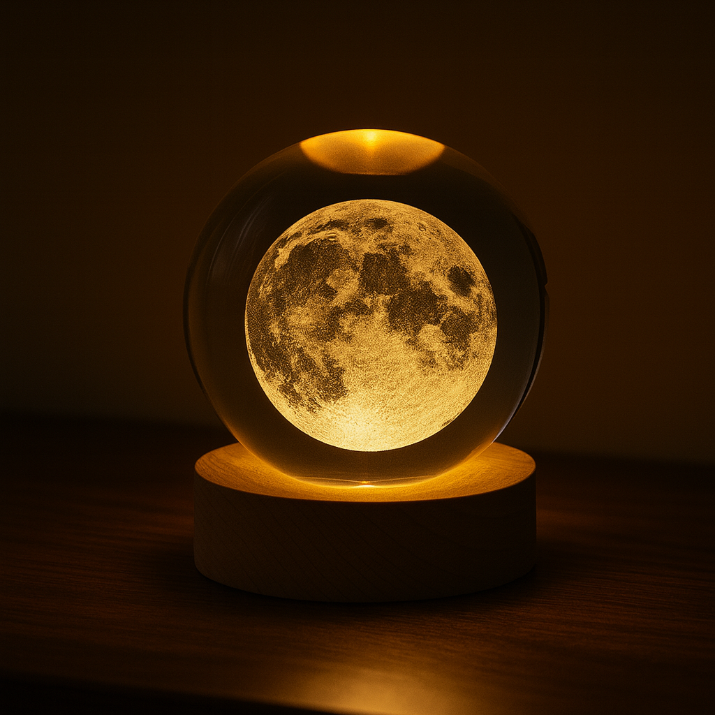 Orb of Wonders - Crystal Lamp