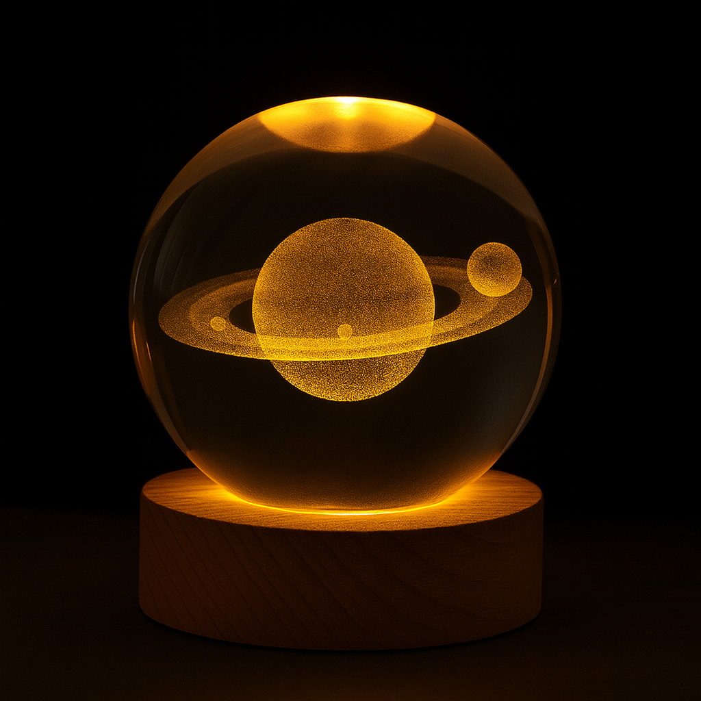Orb of Wonders - Crystal Lamp