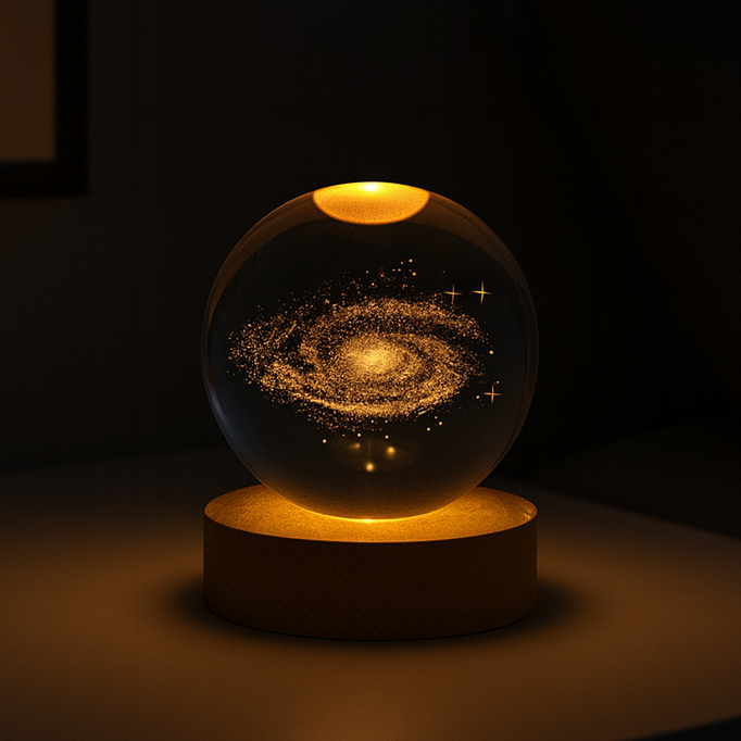 Orb of Wonders - Crystal Lamp