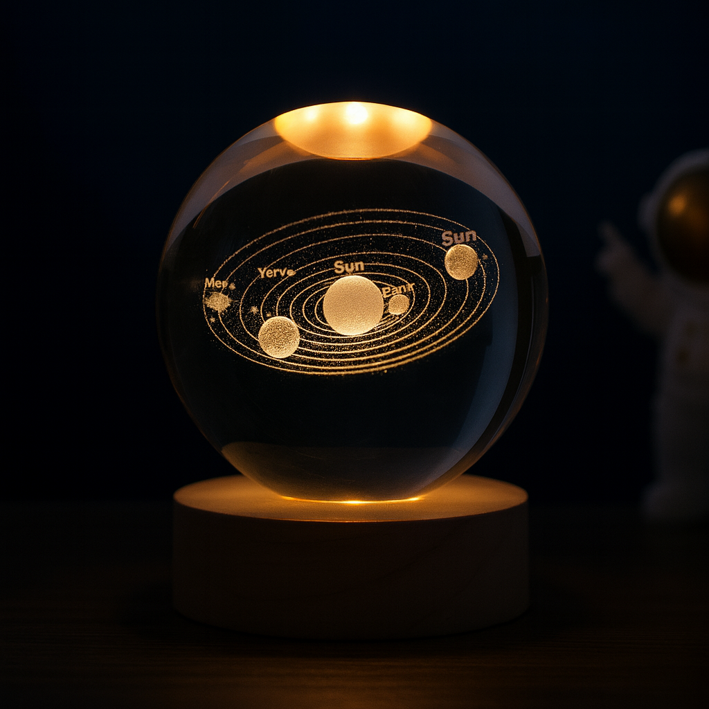 Orb of Wonders - Crystal Lamp