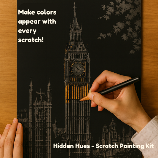 Hidden Hues - Scratch Painting Kit