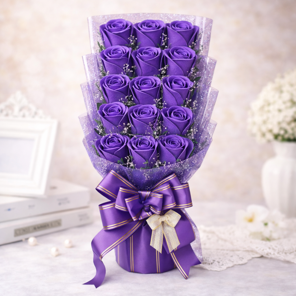 Rose Éternelle – Soap Rose Bouquet